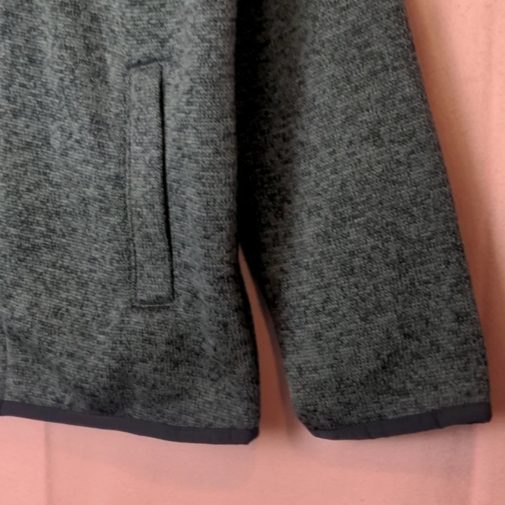 The Children's Place Unisex Blue Fleece Full Zip Jacket with Pockets size Medium